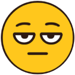 emoji aburrido 150 png